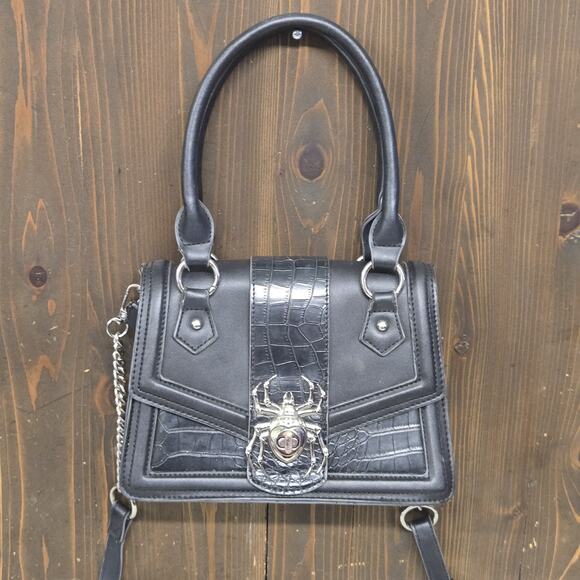 Killstar Black Widow Handbag Purse - Picture 1 of 15